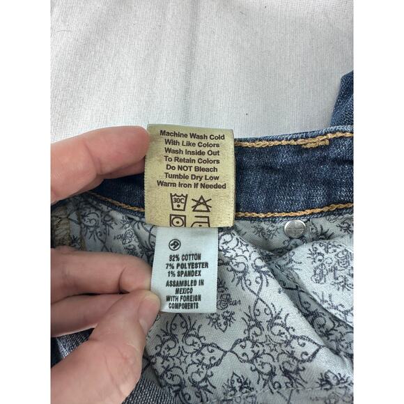 Big Star Alex Women's sz 29 Mid Rise Stretchy Embroidered Pocket  Skinny Jeans - Picture 8 of 8